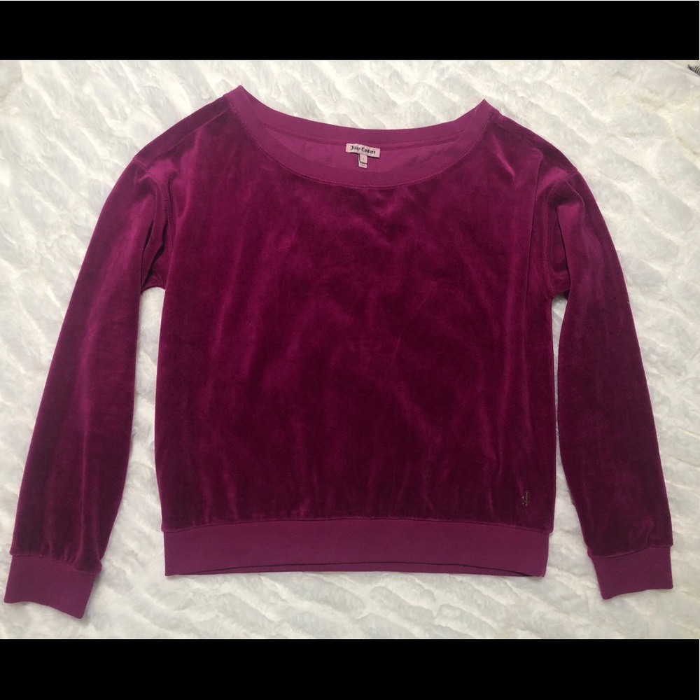 JUICY COUTURE VELOUR SWEATSHIRT
